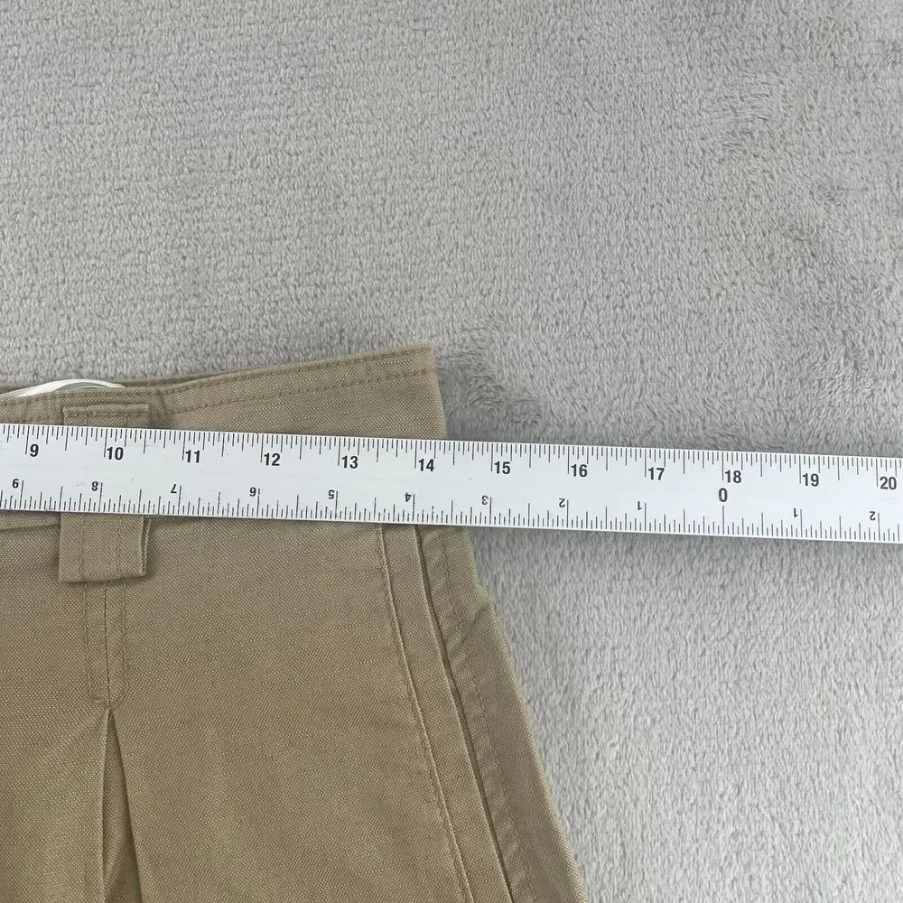 Banana Republic Cropped Wide Leg Pants 2 Beige Linen Blend Pleated Trousers NWOT